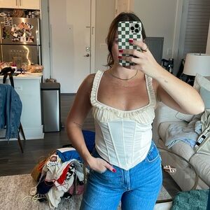 Corset style top